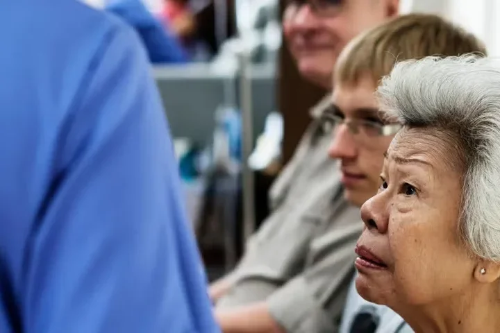 Dementia patients in medical facility