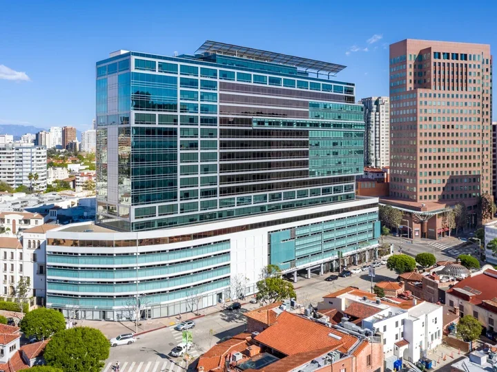 The Glendon building is shown from the outside.